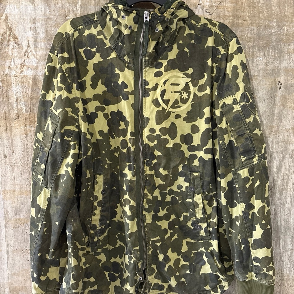 G-Star Camouflage Jacket with Black Accents